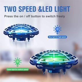 img 1 attached to 🚁 Kargowell Hand Operated Drones - UFO Mini Self Flying Toy Drone Hand Controlled for Kids or Adults, Magnetic Fast Charging Port, Ideal Birthday Gift for Indoor Outdoor Fun, Helicopter Drone for Boys or Girls