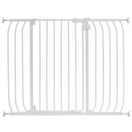 🚪 extra tall white metal walk-thru baby gate - summer multi-use, 36" tall, fits 29"-48" wide openings - ideal baby and pet gate for doorways and stairways logo