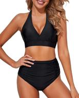 👙 flaunt your curves with tempt me waisted ruched swimsuits - trendy women's clothing in swimsuits & cover ups logo