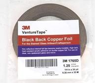🔳 venture black backed copper foil in 1/4 inch logo