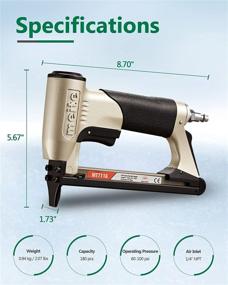 img 1 attached to 🔒 Efficient STAPLER CROWN FURNITURE STAPLES MT7116 - Superior Stapling at your Fingertips!