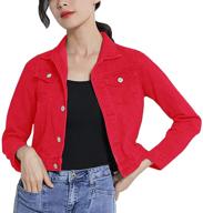 only womens jacket sleeve jean women's clothing and coats, jackets & vests logo