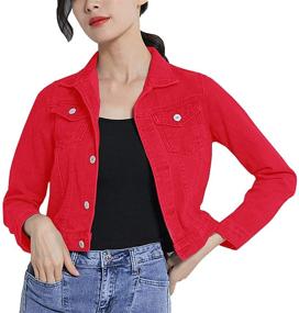 img 4 attached to Only Womens Jacket Sleeve Jean Women's Clothing and Coats, Jackets & Vests