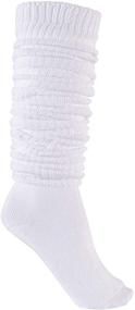 img 3 attached to 🧦 Stageya Loose Socks: Authentic Japanese Student Girl's White Leg Warmers - Bubble Cotton, 15.7-70.9 Inches