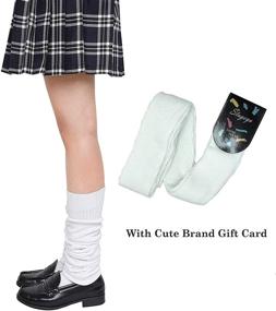 img 2 attached to 🧦 Stageya Loose Socks: Authentic Japanese Student Girl's White Leg Warmers - Bubble Cotton, 15.7-70.9 Inches