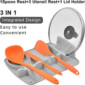 img 3 attached to 🔧 TATBOOMU Silicone Upgraded Multiple Utensils: Enhancing Kitchen Efficiency