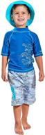 uv skinz 3 piece green shark boys' clothing and swim logo