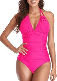 img 4 attached to 👙 Control Bathing Women's Clothing: Tempt Me Swimsuits & Cover Ups that flatter