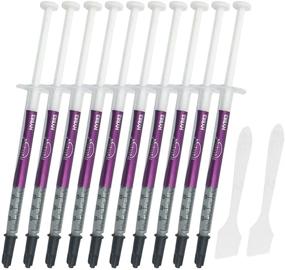 img 4 attached to 💡 High Performance 10-Pack HY883 Thermal Paste Kit - 6.5 W/MK, 1 G/Pcs, Thermal Compound Grease Heatsink for CPU, Processor, Cooler Master, Computer, PS4