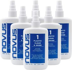 img 3 attached to NOVUS 7020 Plastic Clean & Shine 🧼 #1 - 8 Ounce Bottle (Pack of 6)