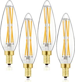 img 4 attached to 💡 DIMMABLE CHANDELIER DECORATIVE INDUSTRIAL Candelabra Bulb – Electrical Equivalent Solutions