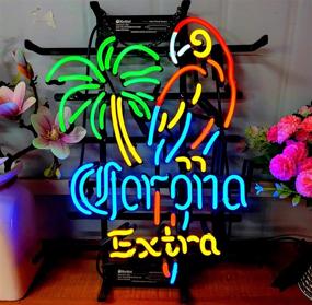 img 2 attached to 🦜 Vibrant XPGOODUSA Parrot Neon Sign - Eye-Catching Wall Light for Home Decor, Bar, Man Cave, and Game Room