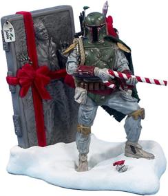 img 3 attached to 🎄 STAR WARS Kurt S. Adler 8-Inch Fabric Mache Boba Fett Tabletop Christmas Decoration