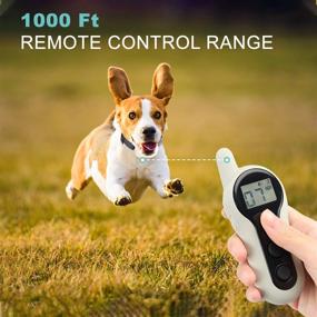 img 2 attached to 🐶 Rechargeable and Waterproof Dog Training Collar with Remote - Effective Bark Control, Vibration and Shock Modes, Adjustable Levels - 1000Ft Range - BABYLTRL Shock Collar for Dogs