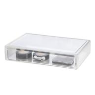clearly cosmetic stackable drawer large logo