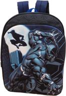 🐾 unleash the power with the black panther molded backpack 16! logo