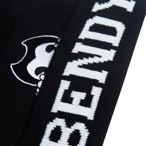 img 1 attached to 🎩 Bendy and the Ink Machine Beanie - Stylish Black and White Bendy Hat