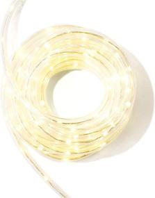 img 3 attached to 🎄 25ft LED Rope Lights Outdoor - Warm White, 152 Bright LEDs, Low Voltage - Perfect for Christmas Decoration, Exterior Lighting - UL Listed