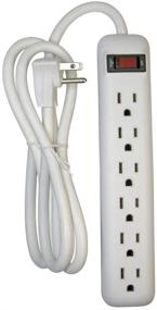 img 3 attached to 💡 PB801115 Prime Wire 6-Outlet Power Strip with 8ft 14-3 SJT Cord