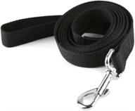 ultimate strong durable nylon dog leash: ideal for medium to large dogs, perfect for walking, training, or exploring - 10ft long and 1 inch wide logo