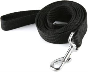 img 4 attached to Ultimate Strong Durable Nylon Dog Leash: Ideal for Medium to Large Dogs, Perfect for Walking, Training, or Exploring - 10ft Long and 1 inch Wide