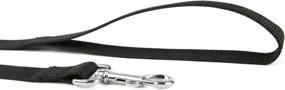 img 2 attached to Ultimate Strong Durable Nylon Dog Leash: Ideal for Medium to Large Dogs, Perfect for Walking, Training, or Exploring - 10ft Long and 1 inch Wide