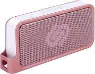 urbanista melbourne rose gold portable bluetooth speaker with up to 6 hours of play time and active equaliser functionality logo