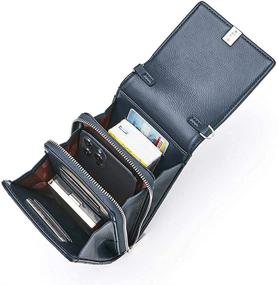 img 2 attached to 📱 Convenient Credit Crossbody Cellphone Shoulder Holder: A Must-Have for Women's Handbags & Wallets