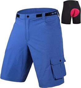 img 4 attached to 🚴 Ultimate Comfort and Performance: Men's Mountain Bike Shorts with 3D Padded Cycling Technology, Lightweight Design, Detachable Underwear