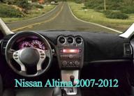 ковер на приборную панель nissan altima 2007 2012 логотип