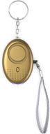 🔊 agitech sound personal alarm siren - 130db emergency self defense keychain - women, kids, elderly protection in gold logo
