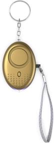 img 4 attached to 🔊 Agitech Sound Personal Alarm Siren - 130dB Emergency Self Defense Keychain - Women, Kids, Elderly Protection in Gold