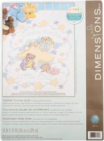 img 2 attached to Dimensions Twinkle Quilt Stamped Cross Stitch Kit - 34'' W x 43'' H