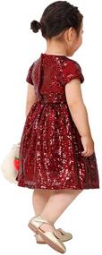 img 2 attached to 👸 Glitter Girls' Clothing: Princess Toddler Birthday Dresses