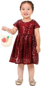 img 3 attached to 👸 Glitter Girls' Clothing: Princess Toddler Birthday Dresses