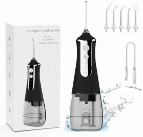 img 4 attached to 💦 Vecigan Water Flosser: Portable Teeth Irrigator for Superior Dental Care, 3 Modes, 350ml Tank