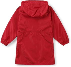 img 3 attached to 🧥 Phorecys Girls/Boys Waterproof Hooded Rain Jacket: Lightweight Windbreaker Coat