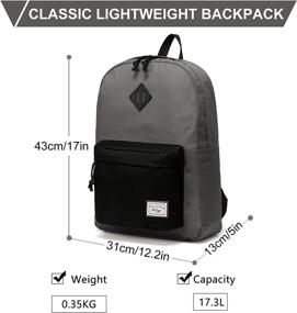 img 3 attached to Backpack Kasqo Water Resistant Capacity Lightweight Backpacks for Kids' Backpacks