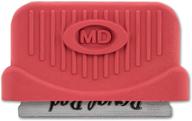 🪒 enhanced red md flexible rubber razor holder: ideal for detail and closeup shaving logo