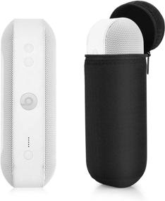 img 4 attached to 🔊Водонепроницаемый чехол для переноски Beats Pill+ Plus портативной беспроводной Bluetooth-колонки — чехол из лайкры с защитой для колонки.