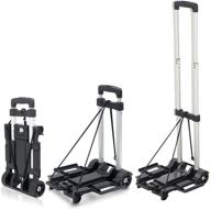 🛒 compact foldable aluminum shopping cart: portable and high capacity logo
