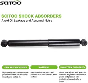 img 3 attached to 🚀 SCITOO Shocks: Front & Rear Gas Struts for Chevrolet Astro & GMC Safari (Set of 4) - 1985-2005 Compatibility - 344081 37063 344082 37064