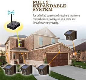 img 1 attached to 🌞 eMACROS Solar Receiver for Improved Driveway Alarm Coverage up to 1/2 Mile