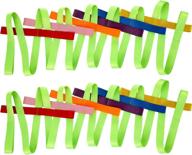 👶 2 packs short walking rope for preschool children toddlers daycare schools teachers - 12 handles included (color 2) logo