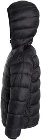 img 2 attached to 🧥 Hooded Puffer Jackets for Boys and Girls - Lightweight and Packable - Autumn and Winter Coat, Warm and Comfy: Ultimate Outerwear for Kids