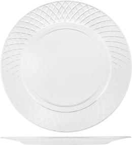 img 3 attached to 🍽️ 72 Diamond Clear Plastic Plates - 7.5 Inch Disposable Fancy Appetizer/Dessert Plates for Weddings, Parties, and Catering - Heavy Duty, Elegant, and Premium Quality