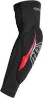 🔥 troy lee designs raid elbow guard - black medium/large: ultimate protection for active individuals logo