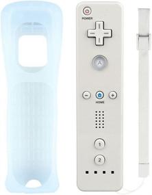img 4 attached to 🎮 Mribo Wii Remote Controller: Enhanced Gaming Experience with Silicone Case and Wrist Strap - Nintendo Wii and Wii U (White)