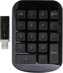 img 2 attached to 💻 Targus AKP11US Wireless Numeric Keypad - Full-Size Keys, Nano USB Receiver, Improved Accuracy, Battery Life Indicator - Windows, macOS, Chromebook Compatible (Black)