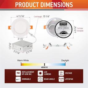 img 2 attached to 💡 4 Inch LED Recessed Light Junction Box